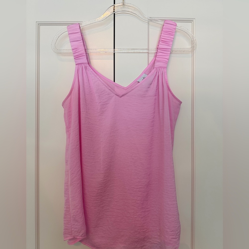 CAbi Rotation “Limited Edition” Pink V-Neck Tank